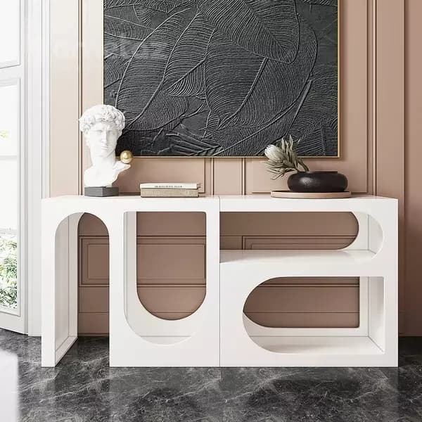 میز کنسول ام دی افی MDF مدرن مدل ht2173 — تصویر ۴