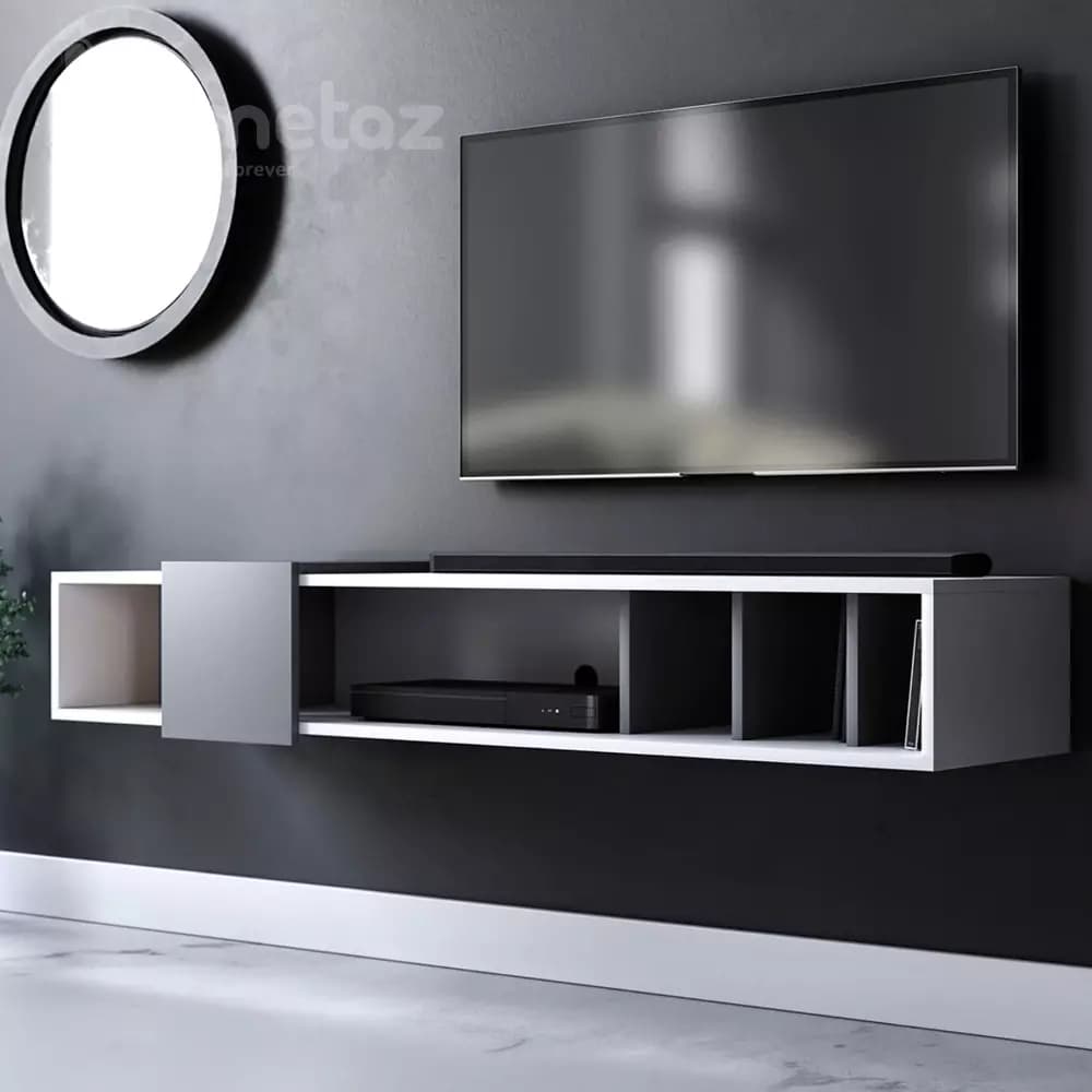 میز تلویزیون دیواری ساده ارزان مدل ht2120 — تصویر ۷