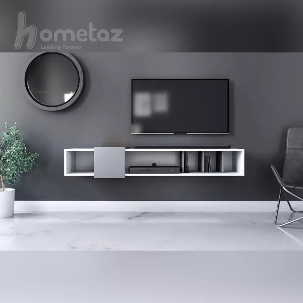 میز تلویزیون دیواری ساده ارزان مدل ht2120 — تصویر ۹