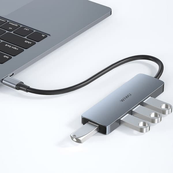 هاب 4 پورت USB-C ویوو مدل Alpha A440 Pro — تصویر ۳