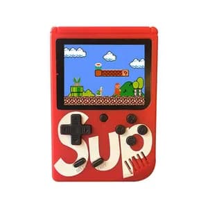 کنسول بازی قابل حمل ساپ گیم دارای 400 بازی نوستالژی sup game box plus 400 رنگ قرمز — تصویر ۲