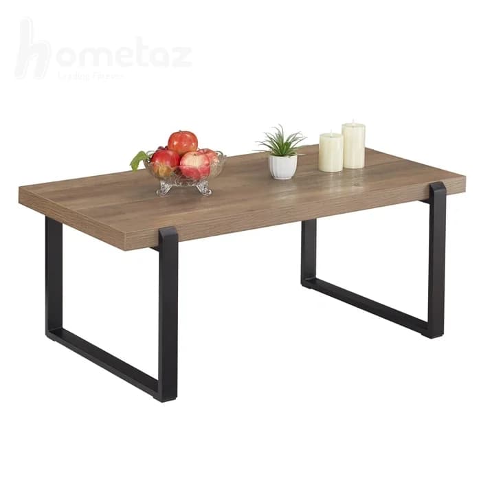 جلو مبلی پایه فلزی با صفحه چوب یا mdf طرح چوب مدل ht2390 — تصویر ۵