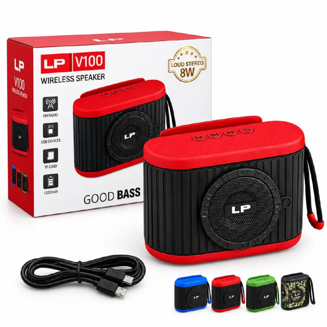 اسپیکر بلوتوثی LP مدل V100 — تصویر ۵