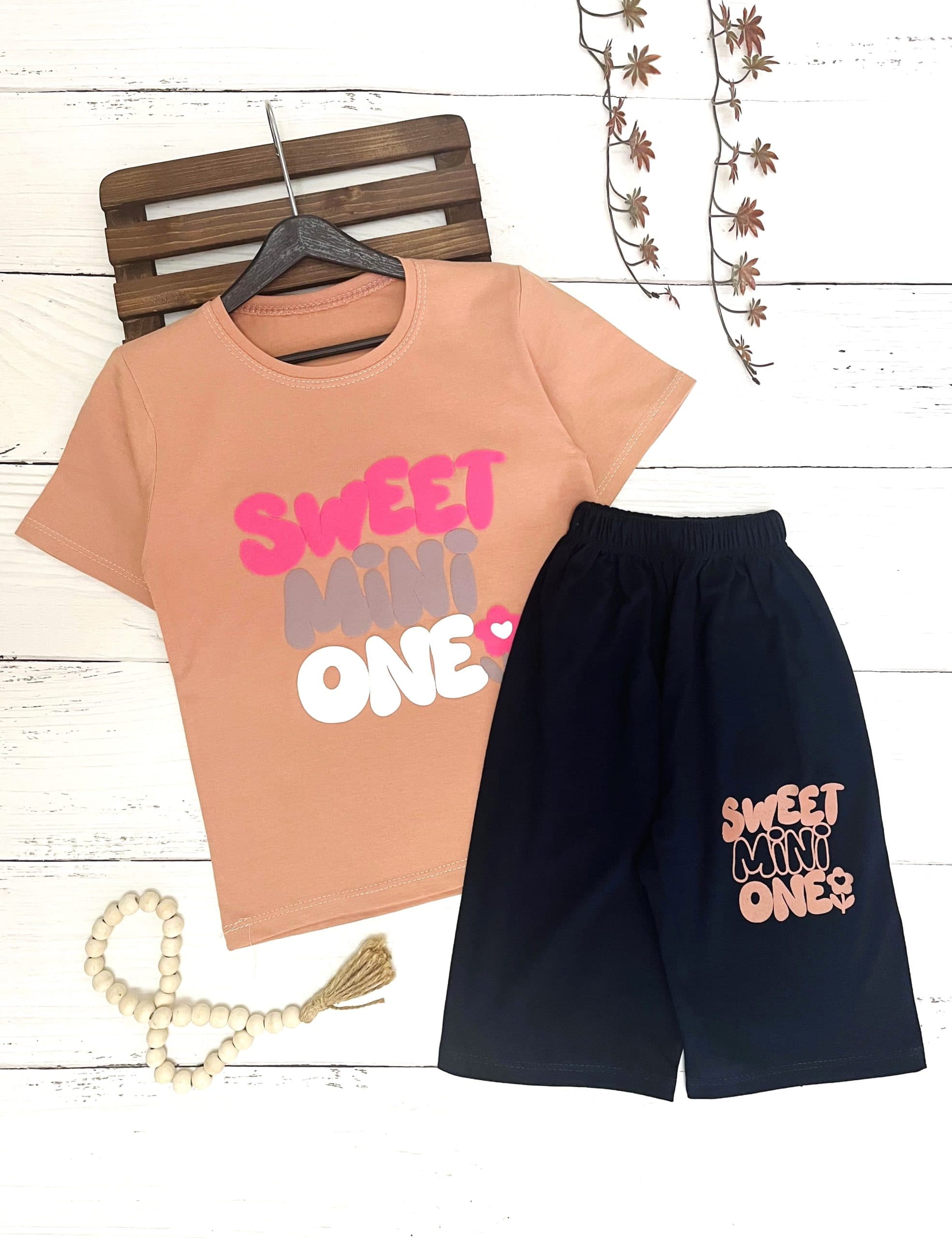 ست تیشرت و شلوارک دخترانه مدل sweet — تصویر ۱۲