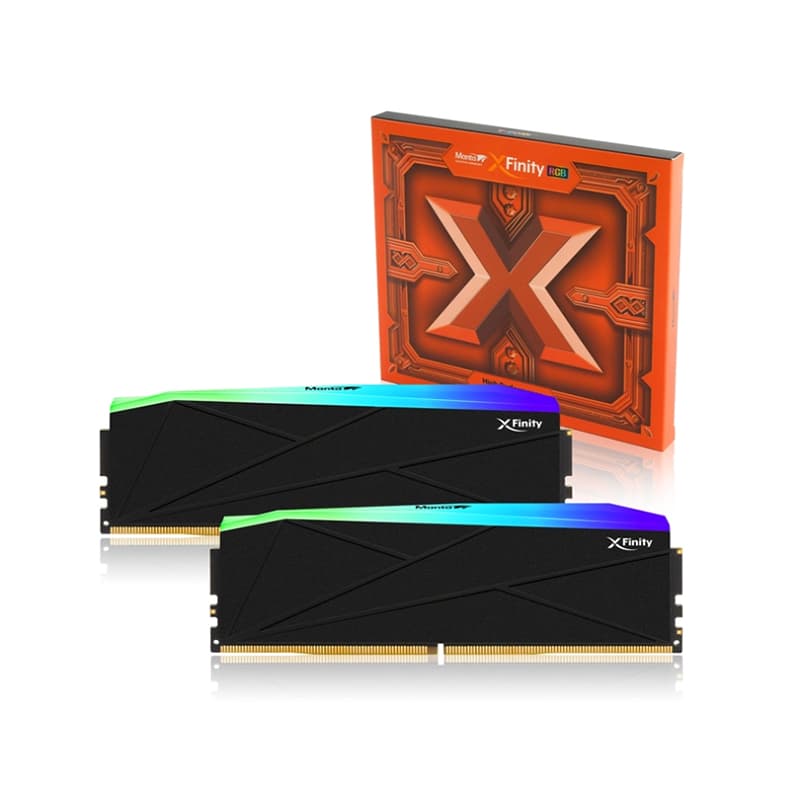 رم وی کالر مدل Manta XFinity RGB 96GB Dual 6400MHz CL32 DDR5a — تصویر ۶