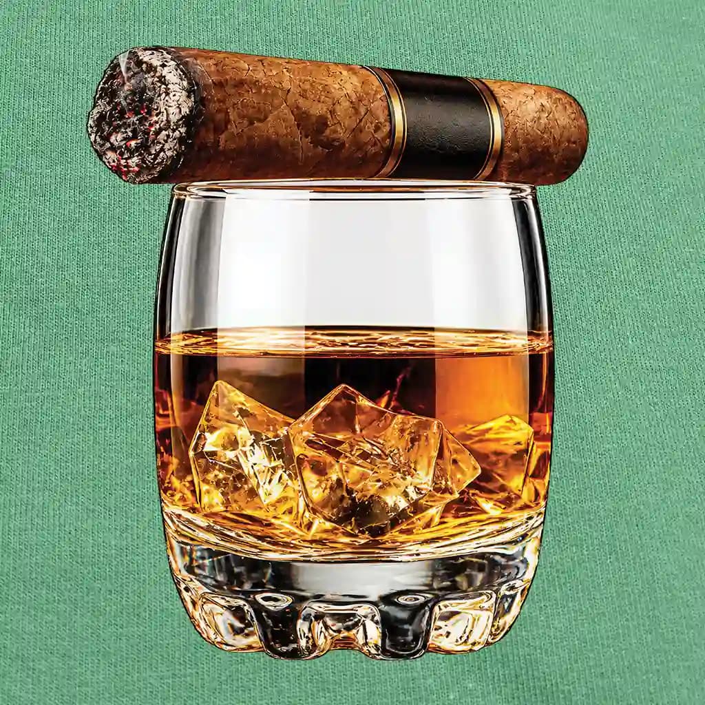 بلوز دورس دو نخ مردانه طرح ویسکی سایز فری در 4 رنگ — تصویر ۵