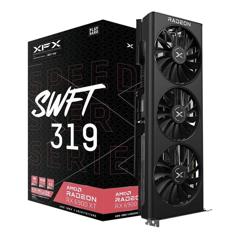 کارت گرافیک ایکس اف ایکس مدل RX 6900 XT Speedster SWFT 319 حافظه 16 گیگابایت(کارکرده در حد آک) — تصویر ۷