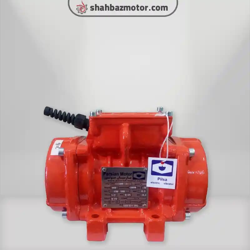 موتور ویبره کوچک پیلسا 0.1kw تک فاز 30 کیلو ضربه 1500 دور — تصویر ۴