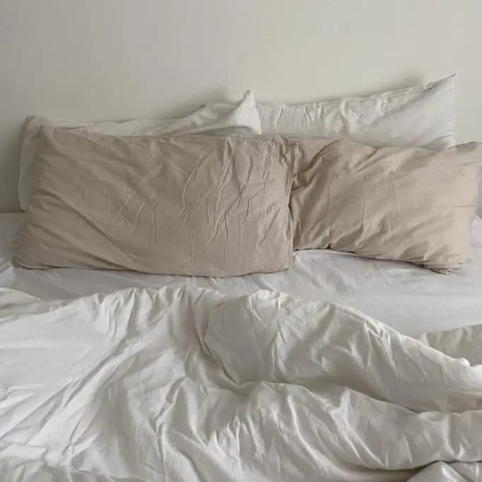 کاور بالش پاکتی پنبه نسکافه ای