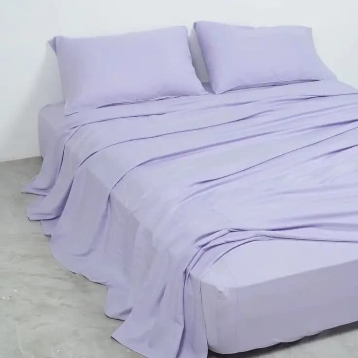 روانداز پنبه یاسی