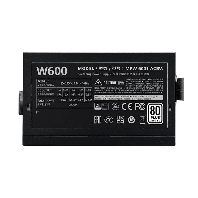 پاور کولرمستر Cooler Master ELITE NEX 600W — تصویر ۴