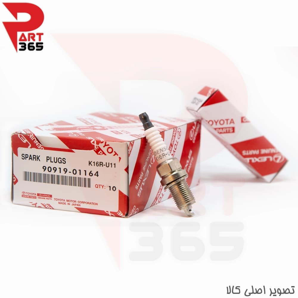 شمع موتور تویوتا کرولا ، مناسب مدلهای 2000 تا 2010 با شماره فنی 9091901164 (دنسو K16R-U11) — تصویر ۴