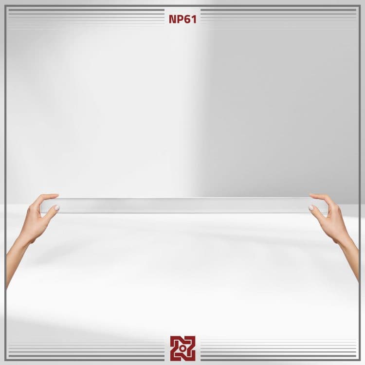 لیان NP61-B – چراغ خطی آویز – عرض 5.5 – لومن 4000 – بدنه مشکی — تصویر ۷