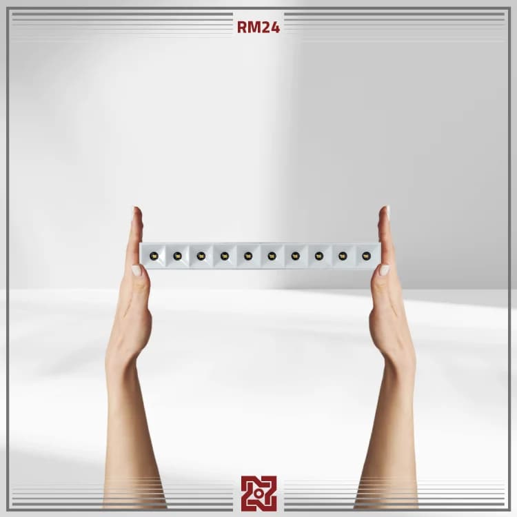 رومینا RM24 – چراغ مگنتی خطی لنزدار – 10 ال ای دی ( LED ) — تصویر ۴