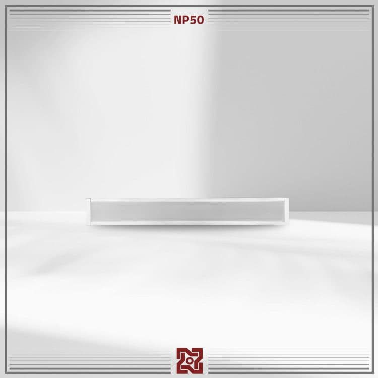 لیان NP50-B – چراغ خطی توکار – عرض 5.5 – لومن 4000 – بدنه مشکی — تصویر ۳