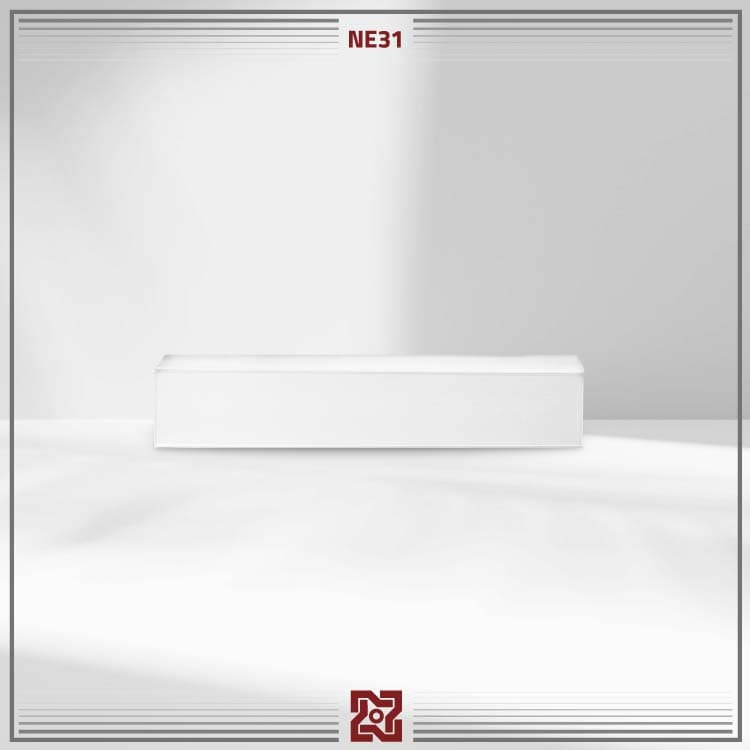 لیان NE31 – چراغ خطی آویز – عرض 9.5 – لومن 4800 – بدنه سفید — تصویر ۷