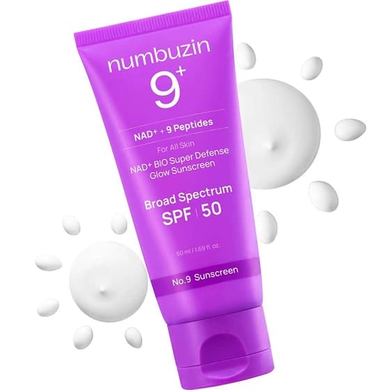 اسنس ضد آفتاب نامبوزین شماره 9 NUMBUZIN 9+ NAD+ PEPTIDES DEWY SUN ESSENCE — تصویر ۲