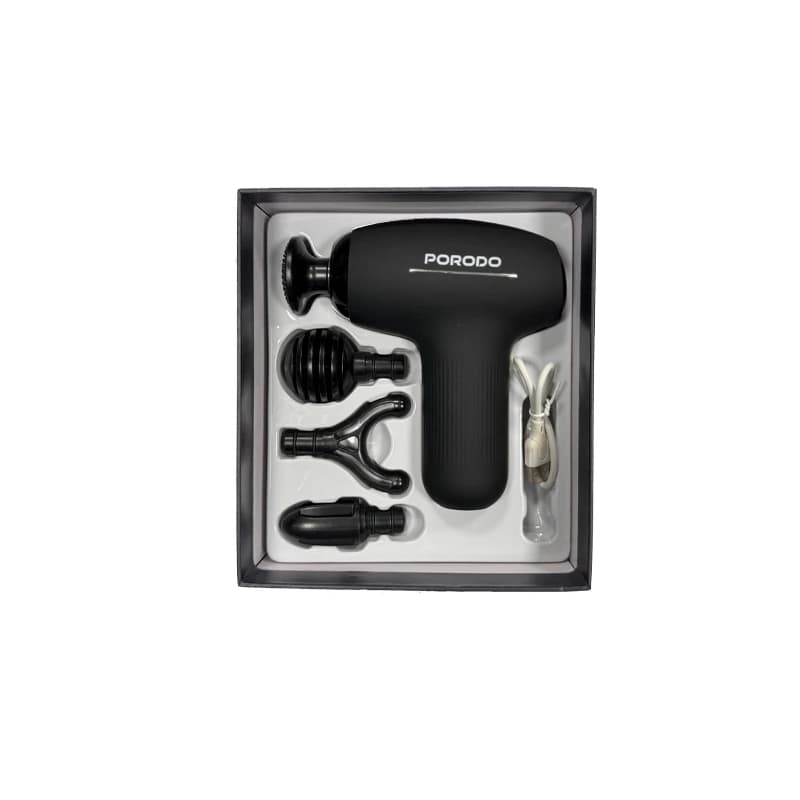 ماساژور تفنگی Porodo Lifestyle Mini Cordless مدل PDLFSTMG01BK — تصویر ۸