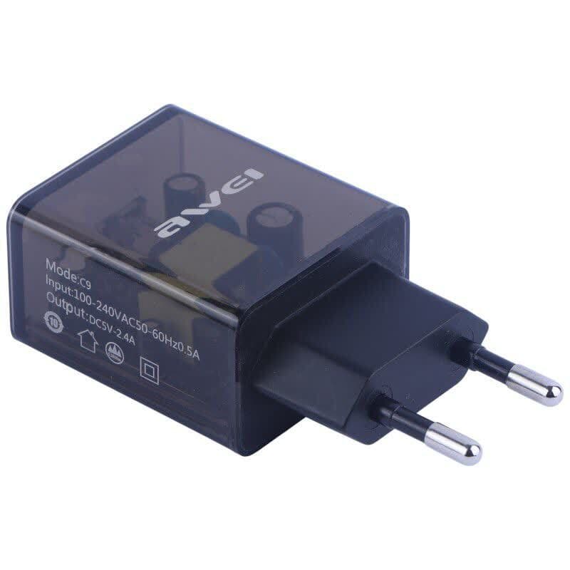 شارژر دیواری 12 وات اوی C9T 2.4A + کابل تایپ سی — تصویر ۸