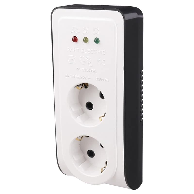 محافظ برق یخچال و فریزر 2 خانه ارت دار پارت الکتریک 2834