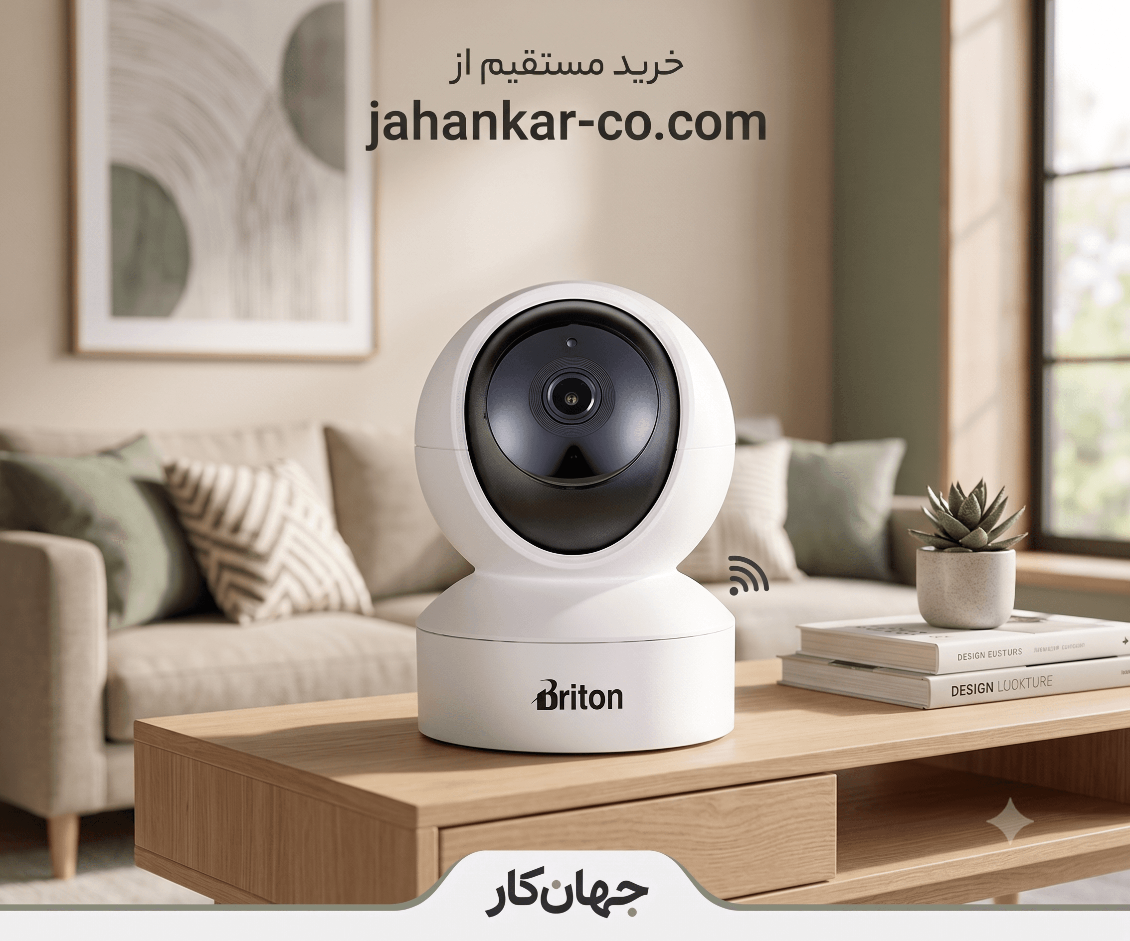 دوربین وای فای برایتون | دوربین هوشمند چرخشی BIOT-72P8-S4 — تصویر ۲