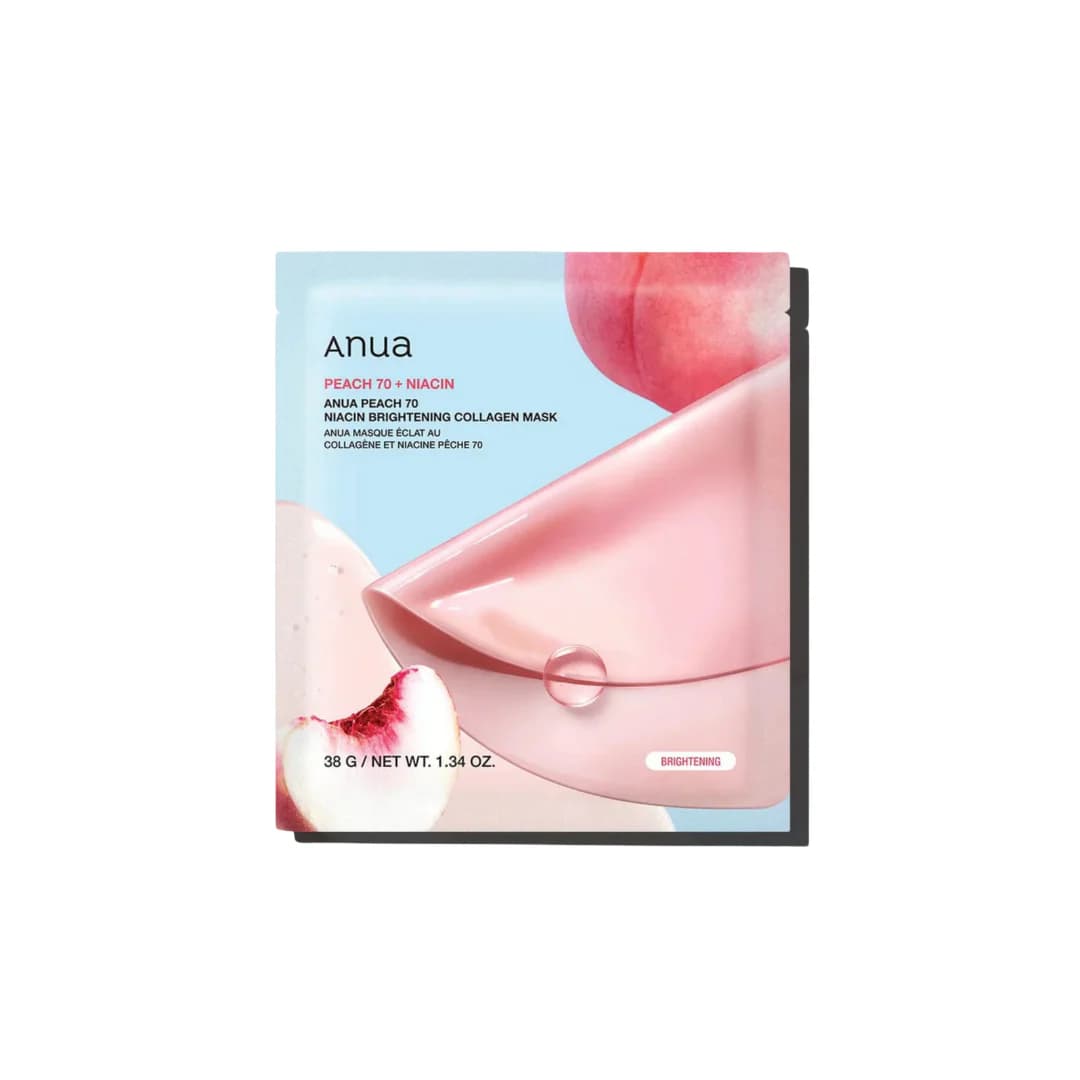 ماسک ورقه ای هلو و نیاسین آنوا Anua Peach 70 + Niacin Mask