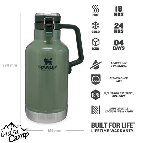 فلاسک استنلی مدل Classic Legendary Growler ظرفیت 1.9 لیتر — تصویر ۲