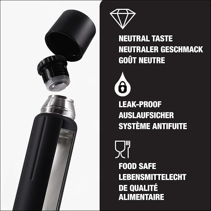 SIGG – بطری آب عایق – Thermo Flask Gemstone IBT Obsidian — تصویر ۳