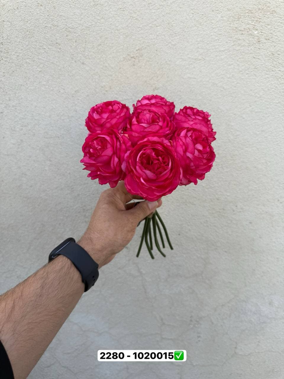 دسته پیونی 7 شاخه — تصویر ۱۰