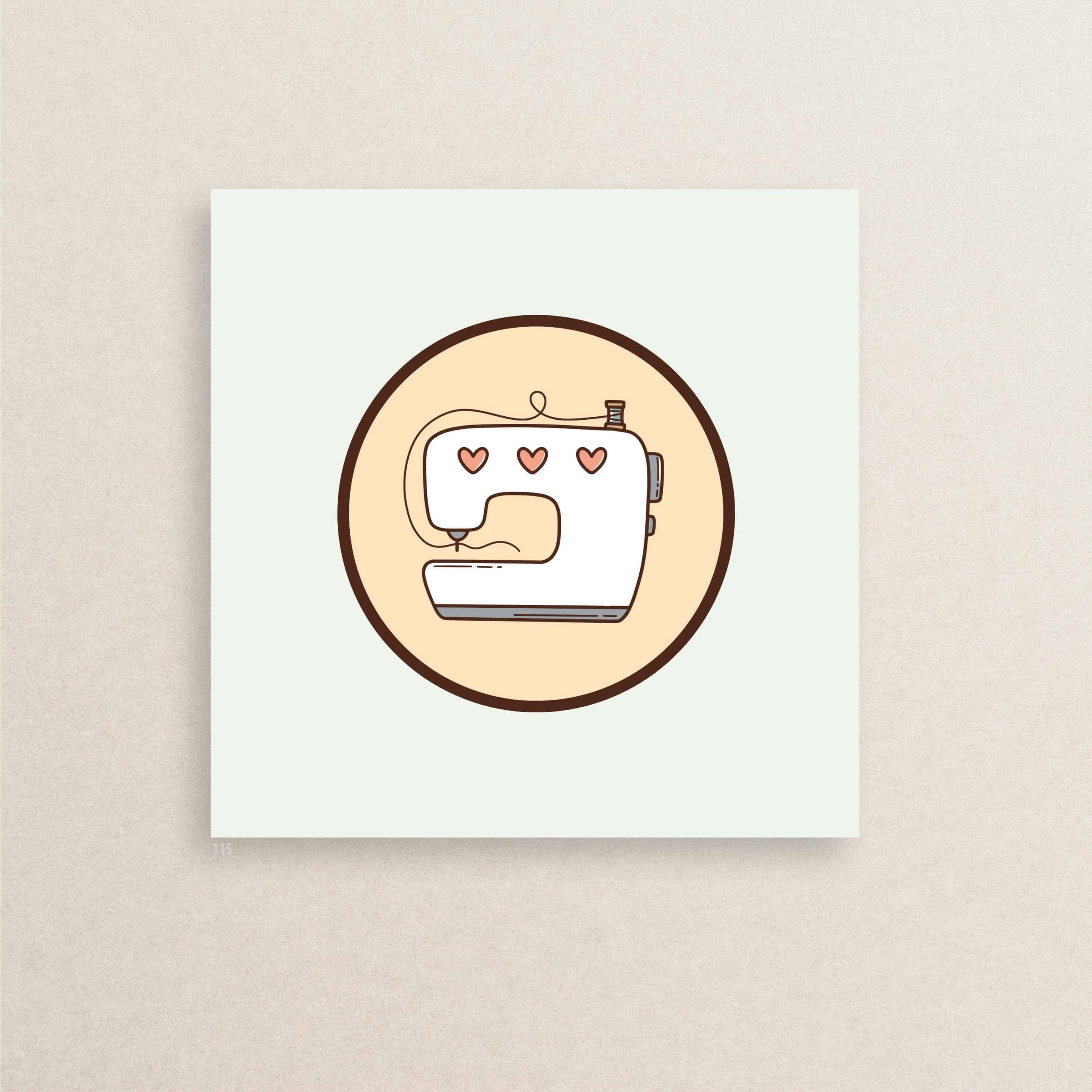 استیکر خیاطی و طراحی لباس 39 | Tailoring sticker 39 — تصویر ۳