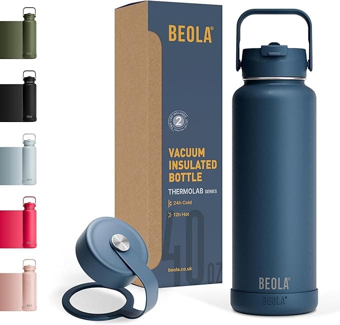 بطری آب عایق‌شده با خلاء BEOLA 1200 میلی‌لیتری