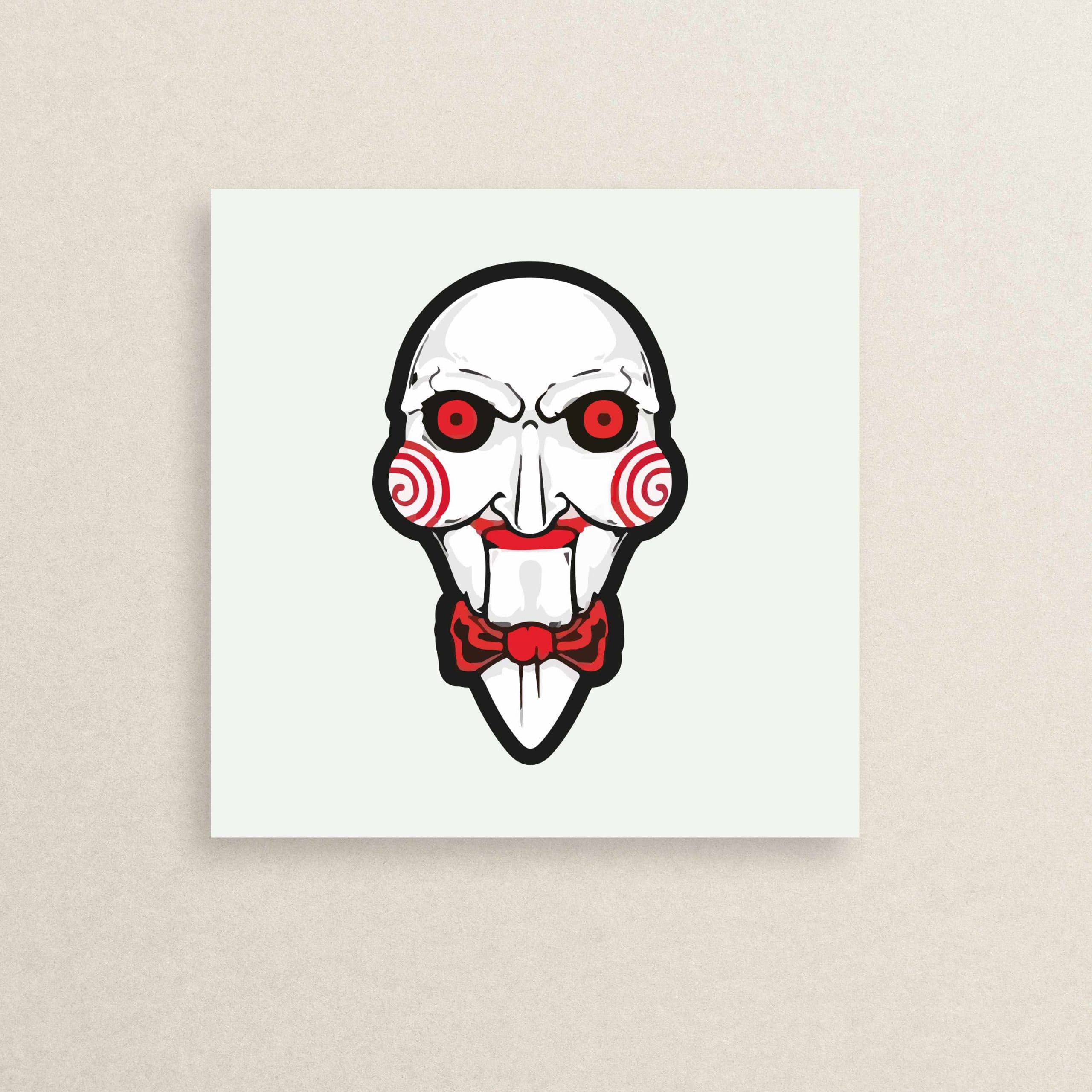 استیکر فیلم ترسناک اره 18 | 18 Horror movie Saw sticker — تصویر ۳