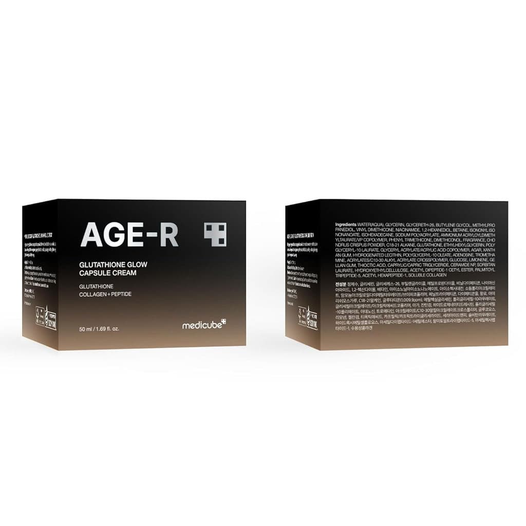 کرم کپسولی گلوتاتیون مدیکیوب medicube AGE-R Glutathione Glow Capsule cream 50 ML — تصویر ۶