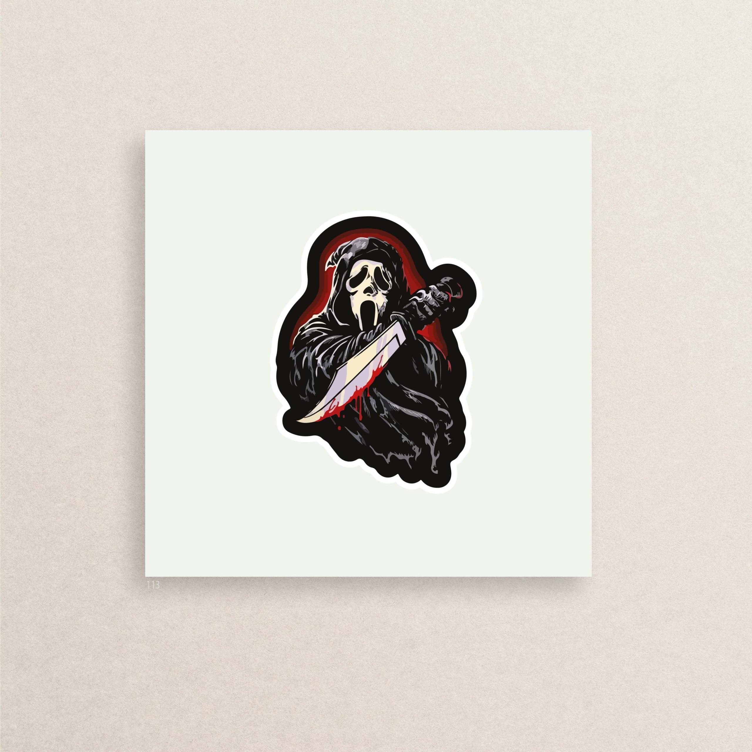 استیکر فیلم ترسناک جیغ 13 | 13 Scream Horror sticker — تصویر ۳