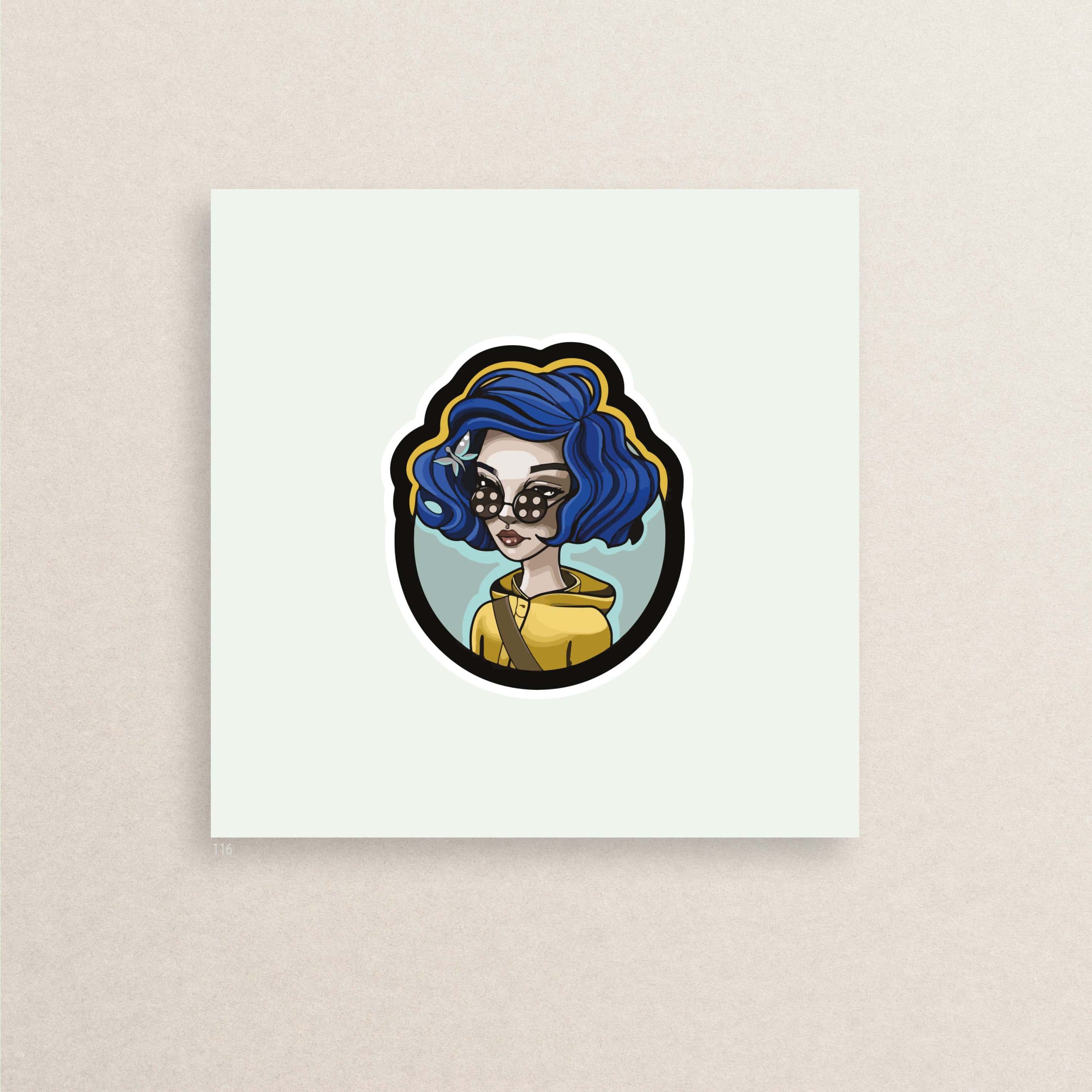 استیکر کورالین 12 | Coraline sticker 12