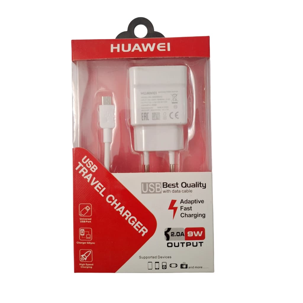 شارژر دیواری هوآوی به همراه کابل microUSB — تصویر ۳