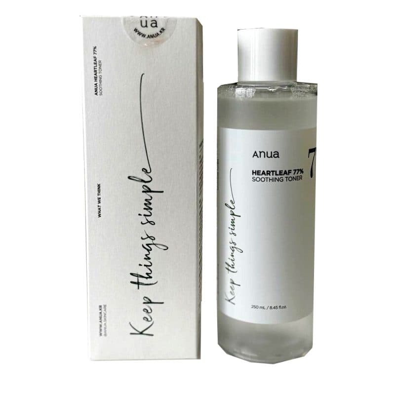 تونر تسکین دهنده و آبرسان آنوا Anua Heartleaf 77% Soothing Toner — تصویر ۴
