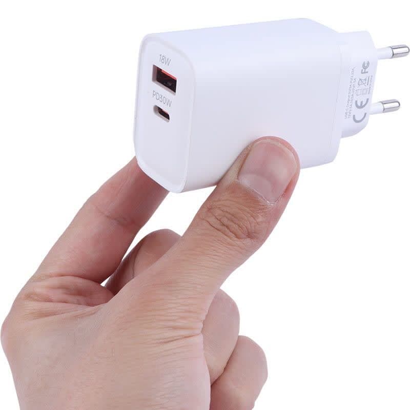 شارژر دیواری 30 وات بیوا HC-54 QC3.0 PD 3A — تصویر ۷