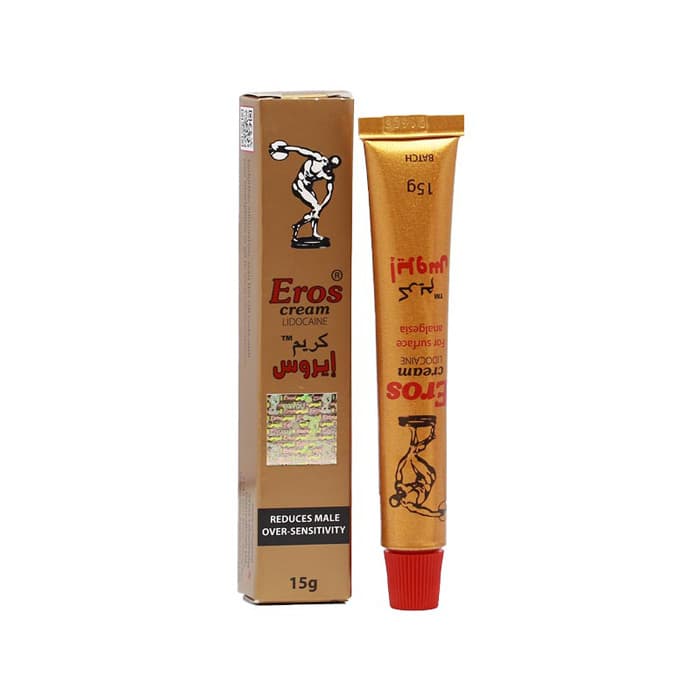 کرم تاخیری اروس اصل انگلستان گرید Aدارای بچ کد (بارکد اصالت کالا) / کرم تاخیری اروس گرید B