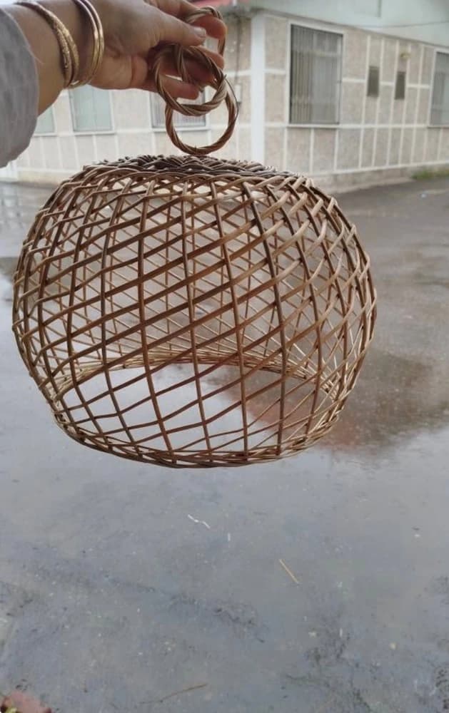 لوستر چوب مروار | مدل لوزی