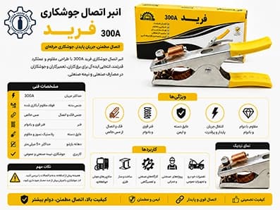 انبر اتصال پلاس F300A فرید — تصویر ۲