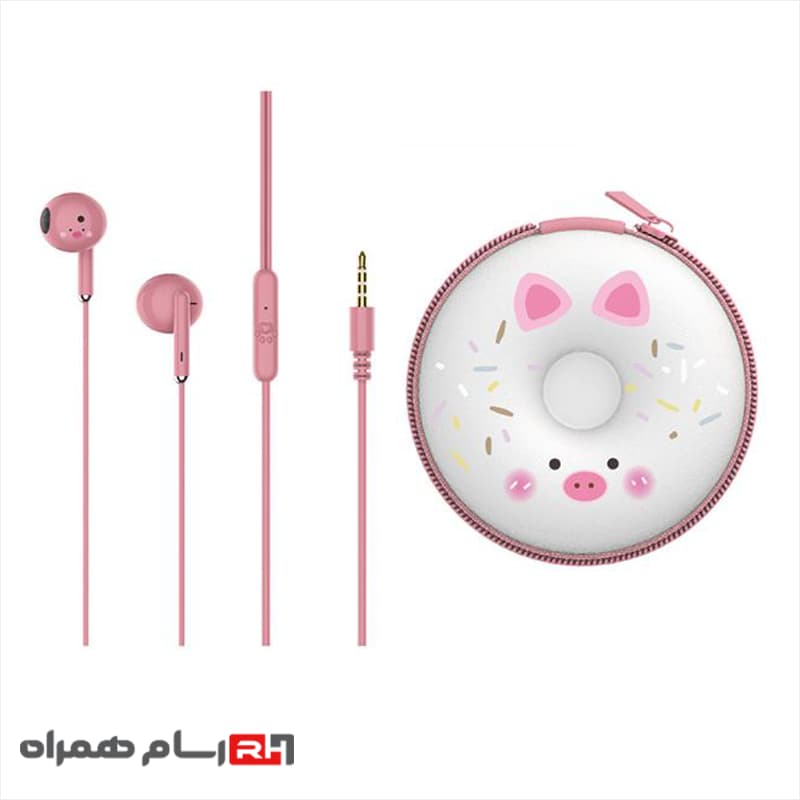 هندزفری فانتزی کیکا مدل KA-202 طرح Pig