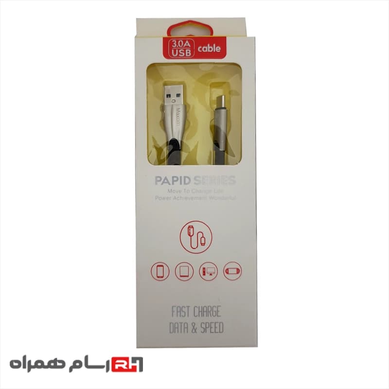 کابل شارژ کنفی Type C مکسون — تصویر ۳