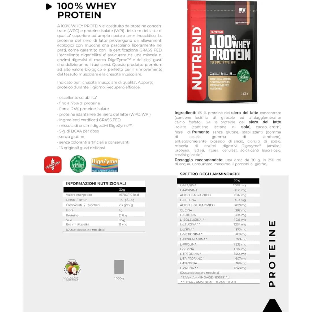 پروتئین وی 100٪ ناترند (Nutrend 100% Whey Protein) — تصویر ۶