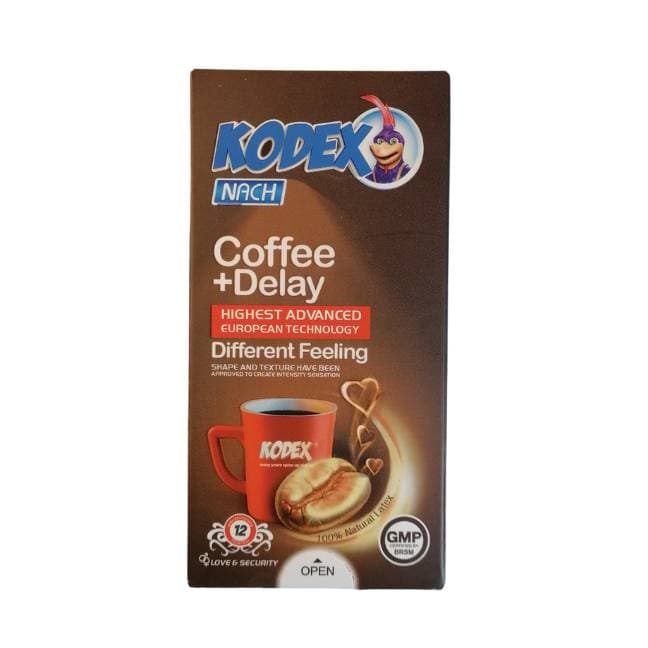 کاندوم کدکس مدل Coffee Delayبسته 12 عددی
