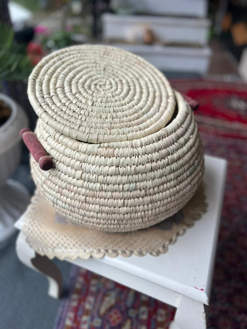 سطل برنج حصیری دستباف – 20 کیلویی — تصویر ۱۱