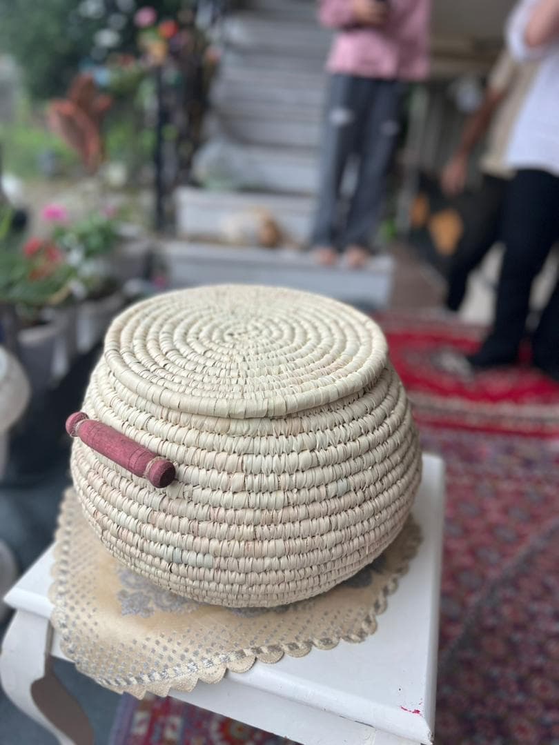 سطل برنج حصیری دستباف – 20 کیلویی — تصویر ۶