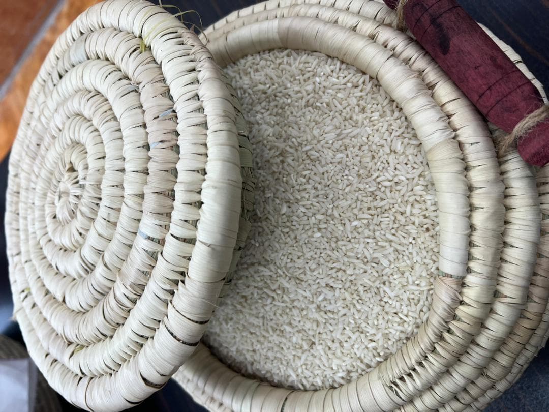 سطل برنج حصیری دستباف – 5 کیلویی — تصویر ۳