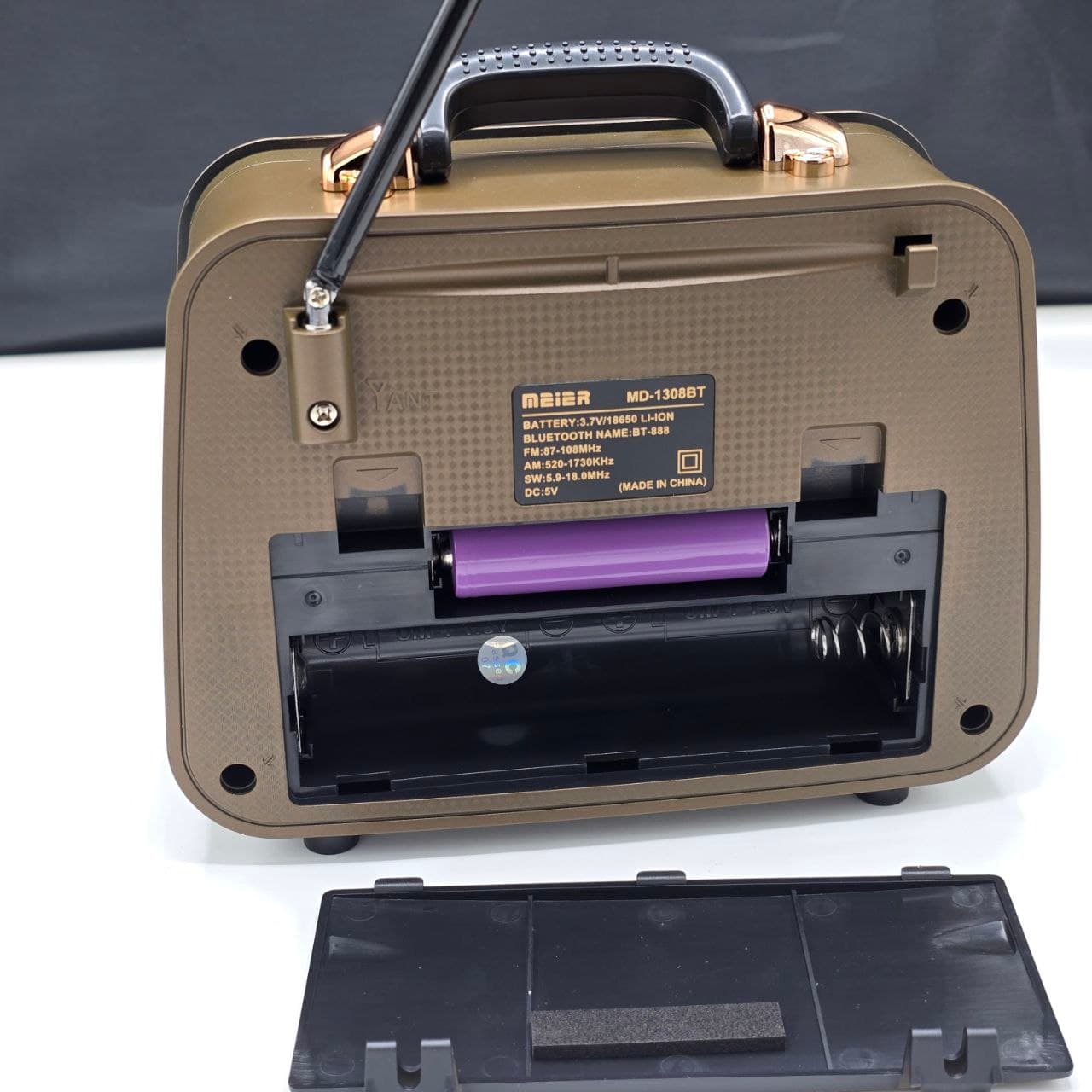 رادیو کلاسیک سه موج مدل 1308bt — تصویر ۴