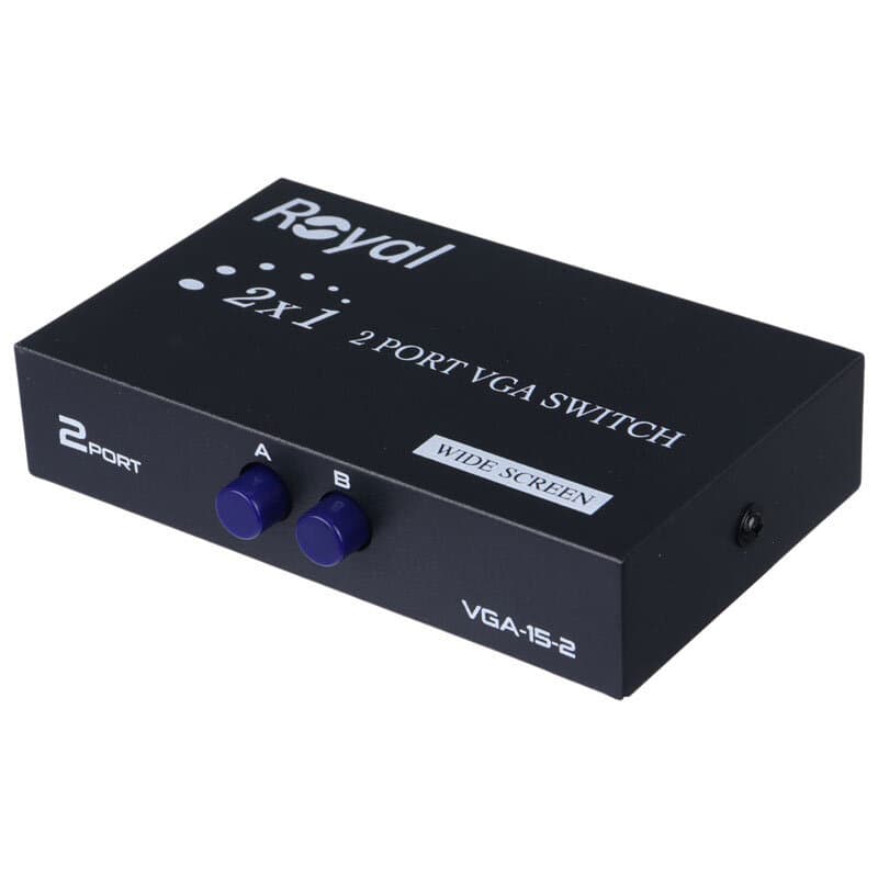 سوییچ 2 پورت VGA رویال VGA-15-2 — تصویر ۲